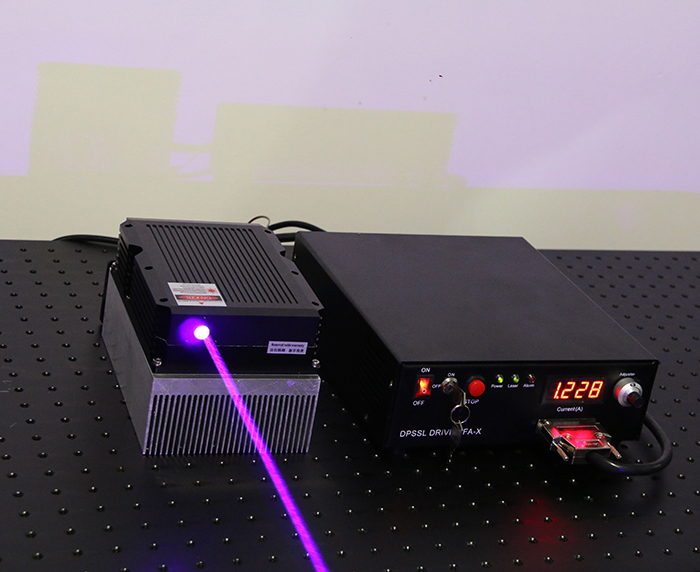405nm 30W Powerful Laser System Blue-violet Diode Laser